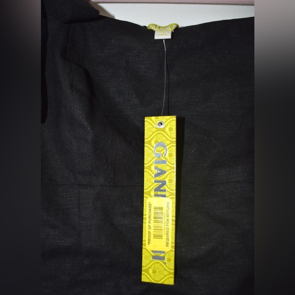 NWT Gianni Bini black tie top - Picture 4 of 4